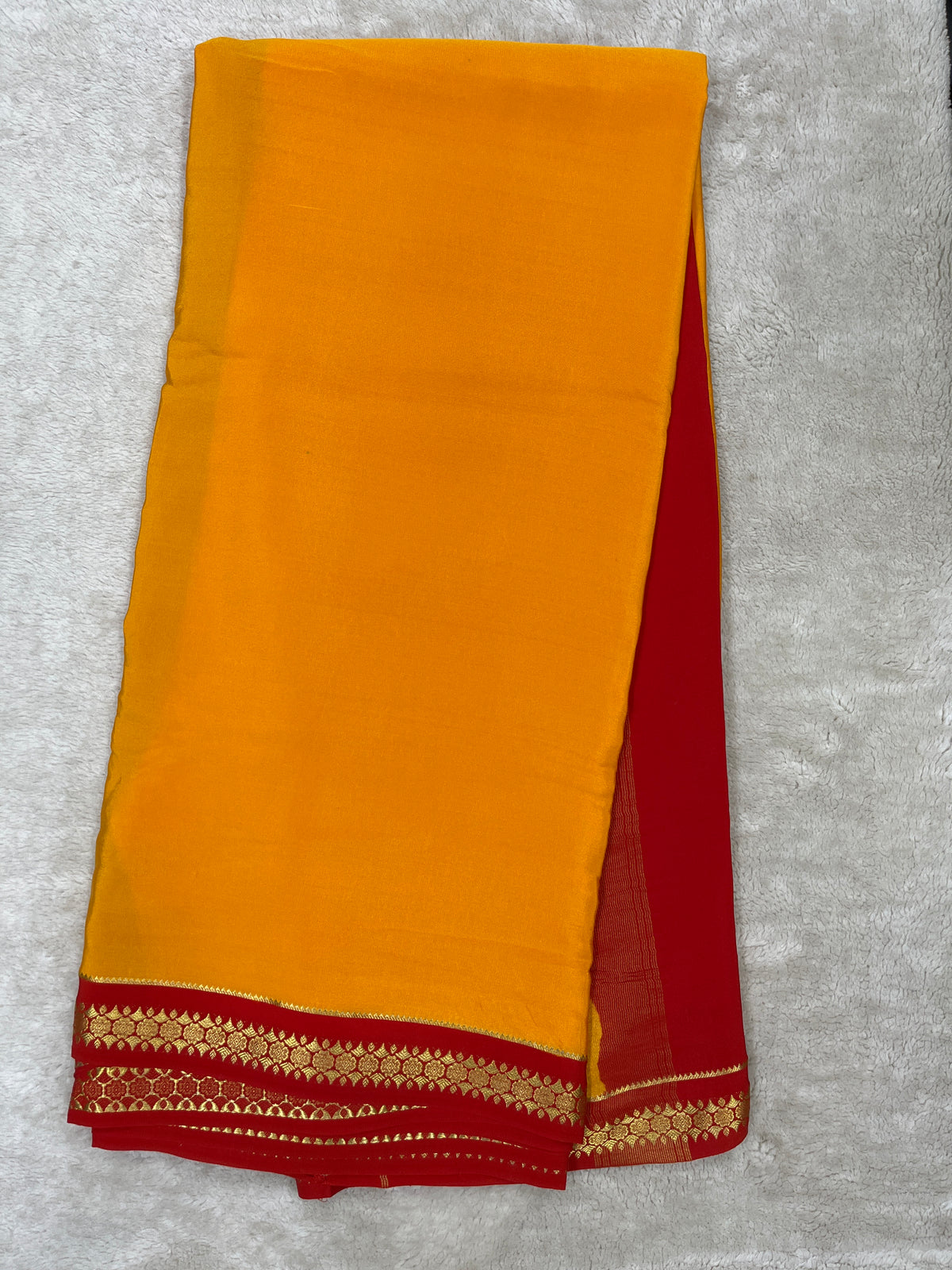 Pure Mysore Silk Saree-(145532)