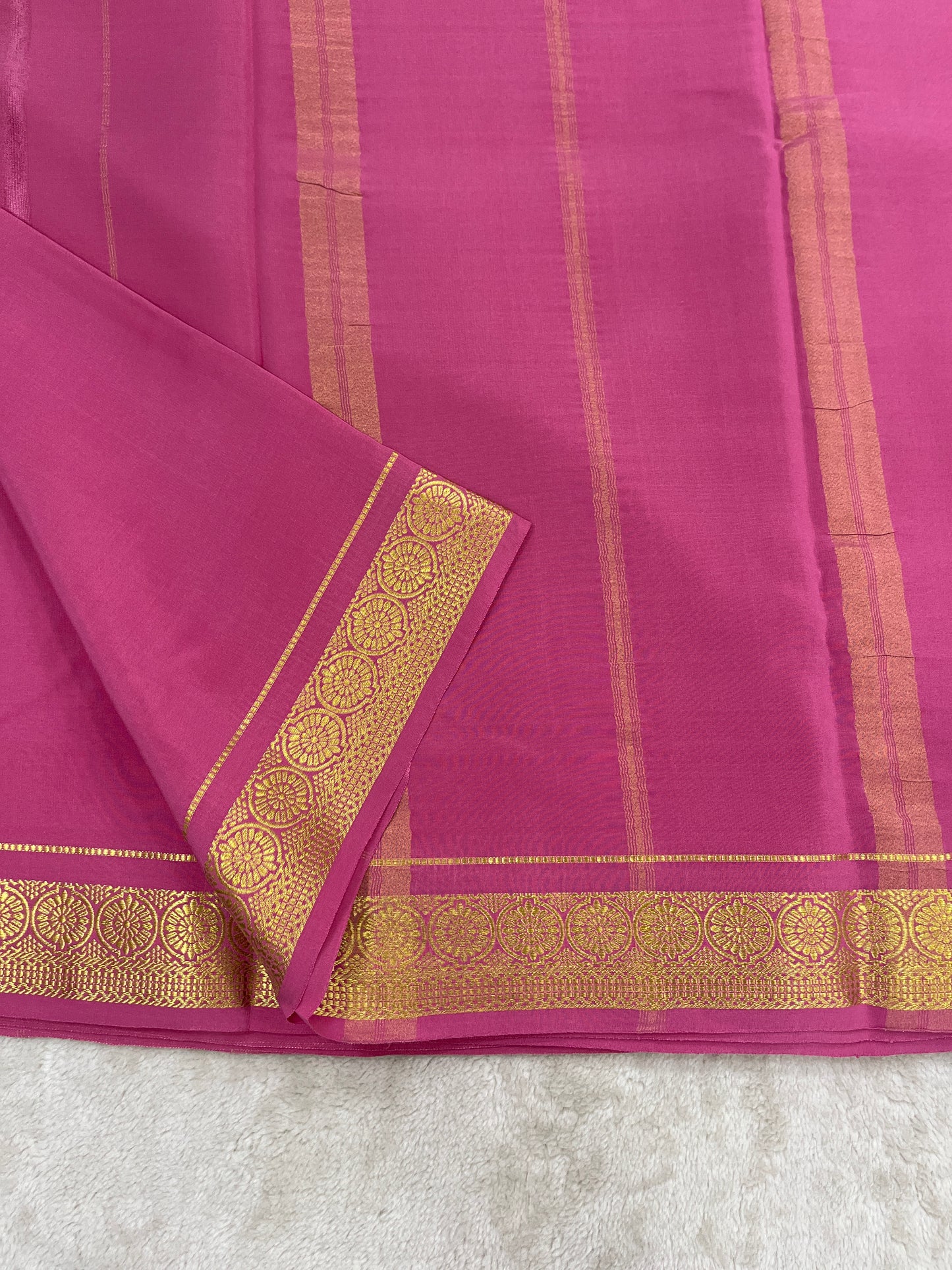 Sliver Based zari Pure Mysore Silk Saree