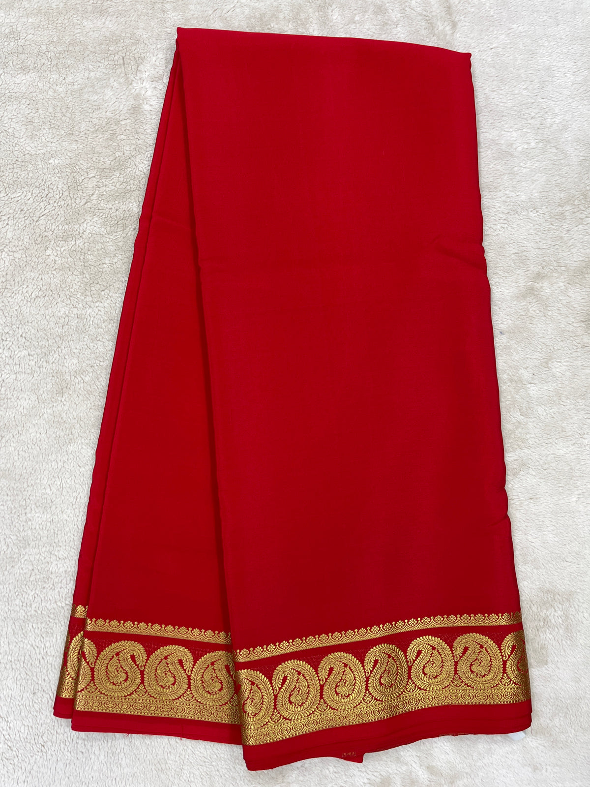 Pure Mysore silk-Mango Border-27261002(120GSM)