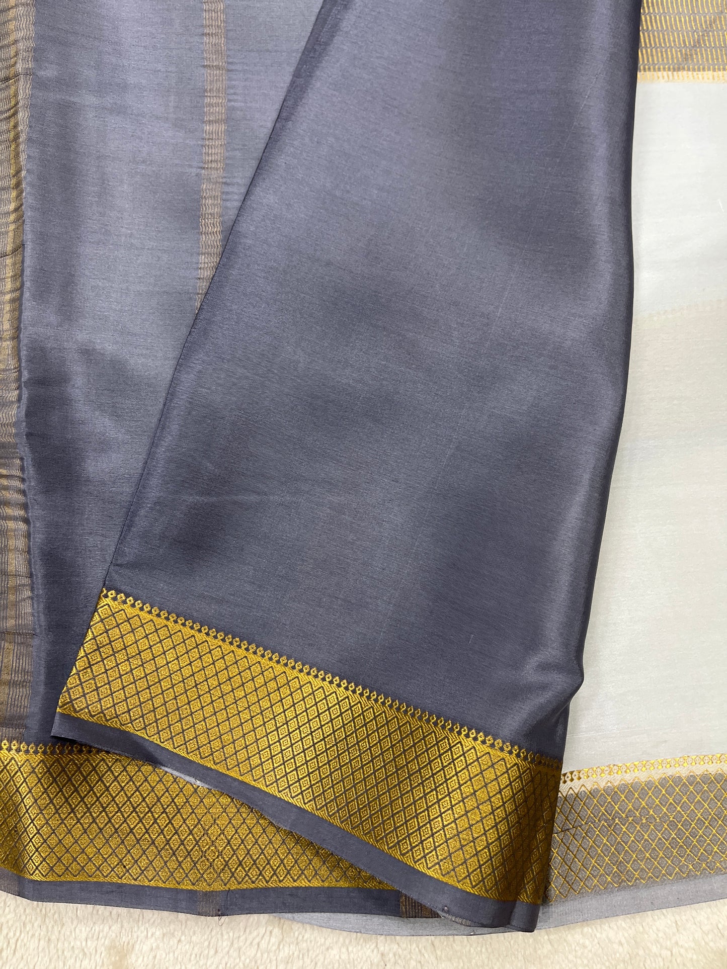 Pure crepe Mysore silk-Ssri Center(15080813)