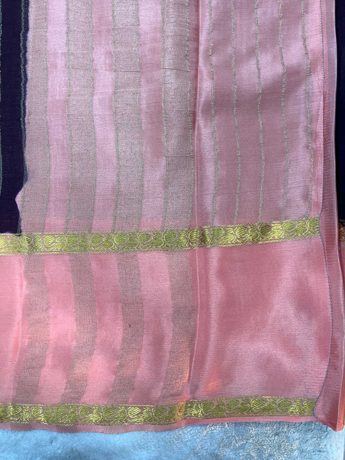 Pure crepe Mysore silk saree 1111801 (60gsm)