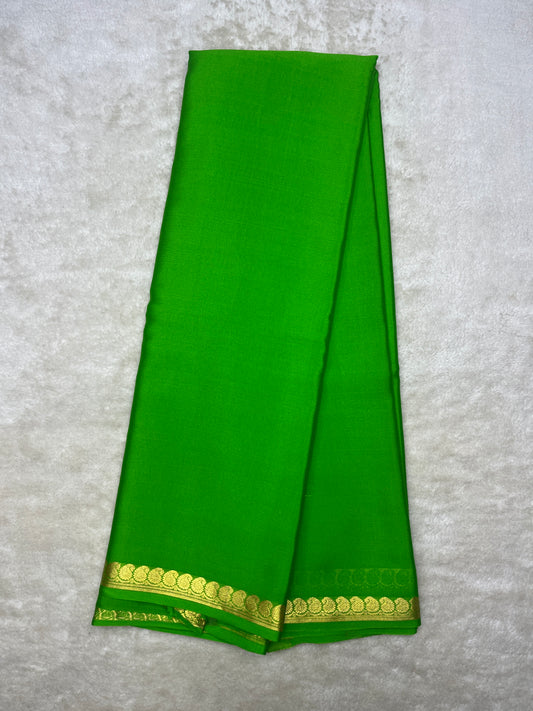 Pure crepe Mysore silk saree-70GSM (1103603)