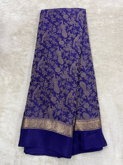 Pure crepe Mysore silk 1111802-(80 GSM)