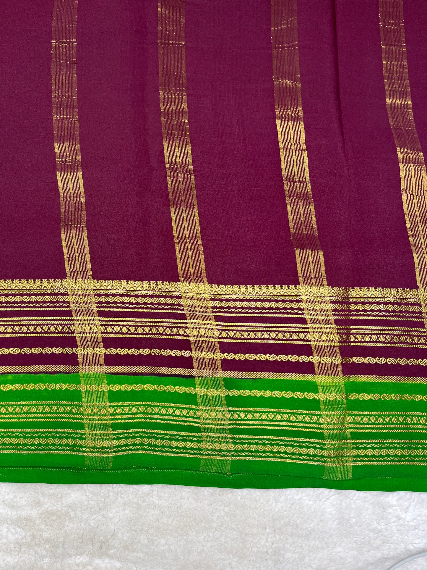 Pure Mysore silk crepe- 3D (131036407)