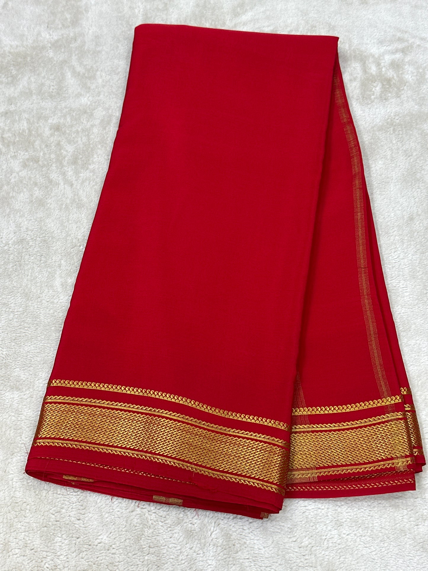 Sliver Based zari Pure Mysore Silk Saree