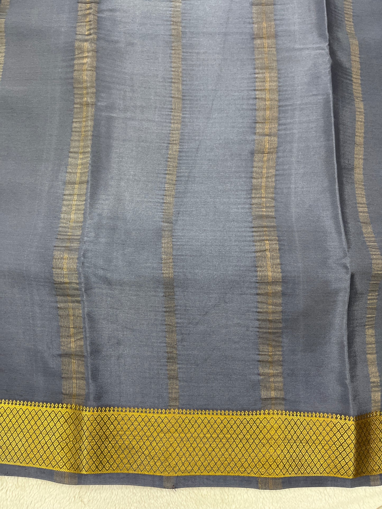 Pure crepe Mysore silk-Ssri Center(15080813)