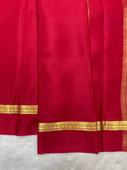 Pure crepe Mysore silk saree 26387301 (70gsm)