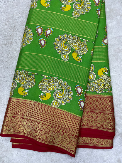 Pure crepe Mysore silk-Janu Ptd(26381134)