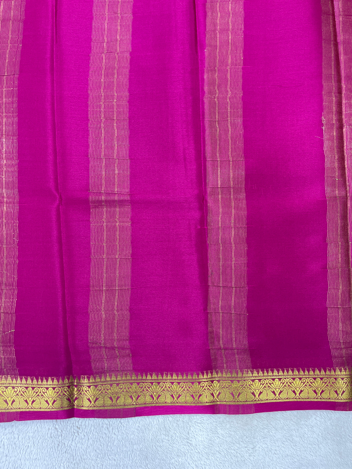 Pure crepe Mysore silk