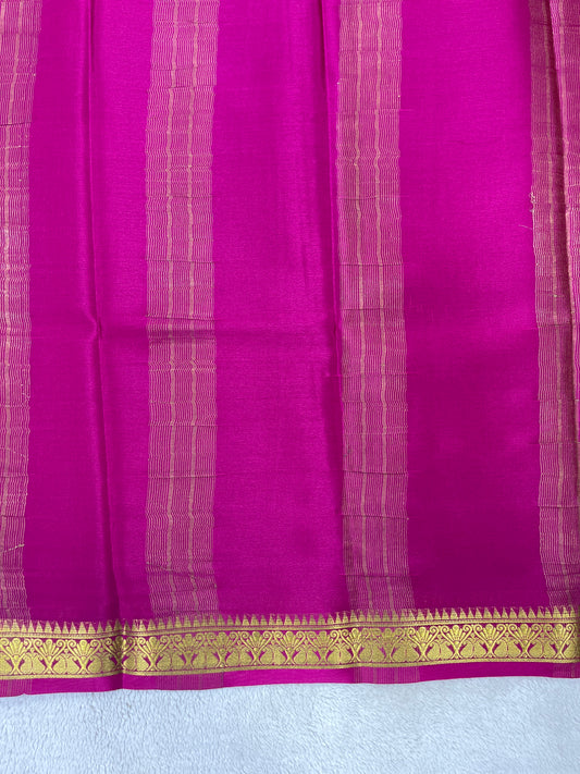 Pure crepe Mysore silk
