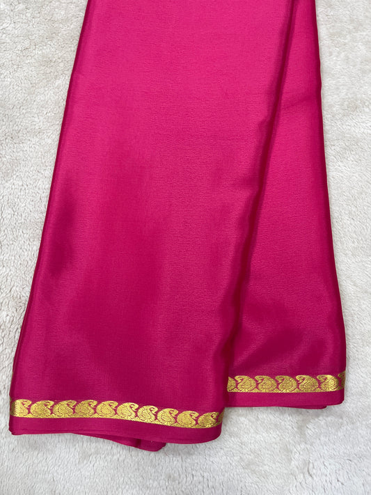 Pure crepe Mysore silk-Piping Self(1103603)