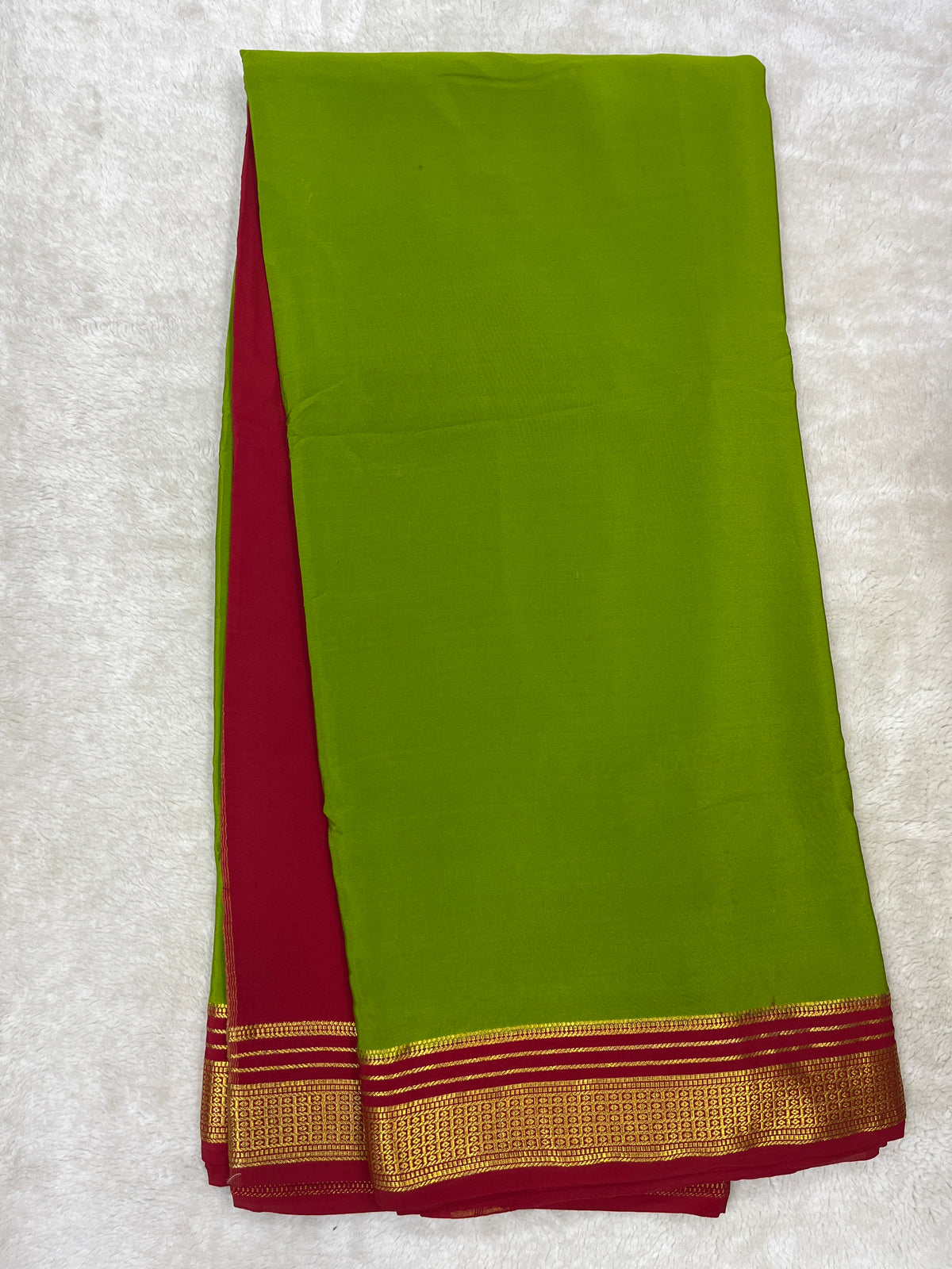 Pure Mysore silk saree -(1435776)