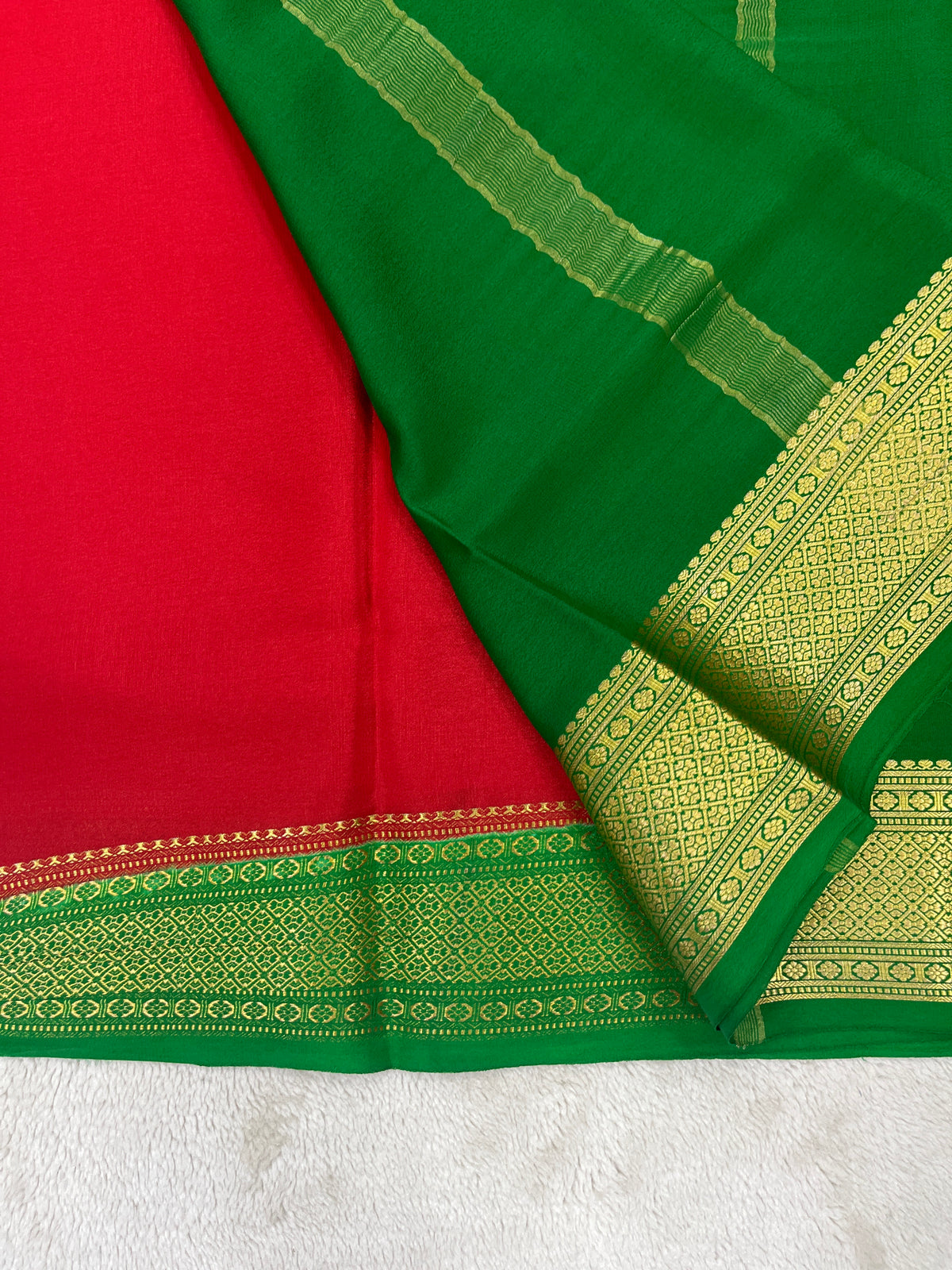 Pure crepe Mysore silk