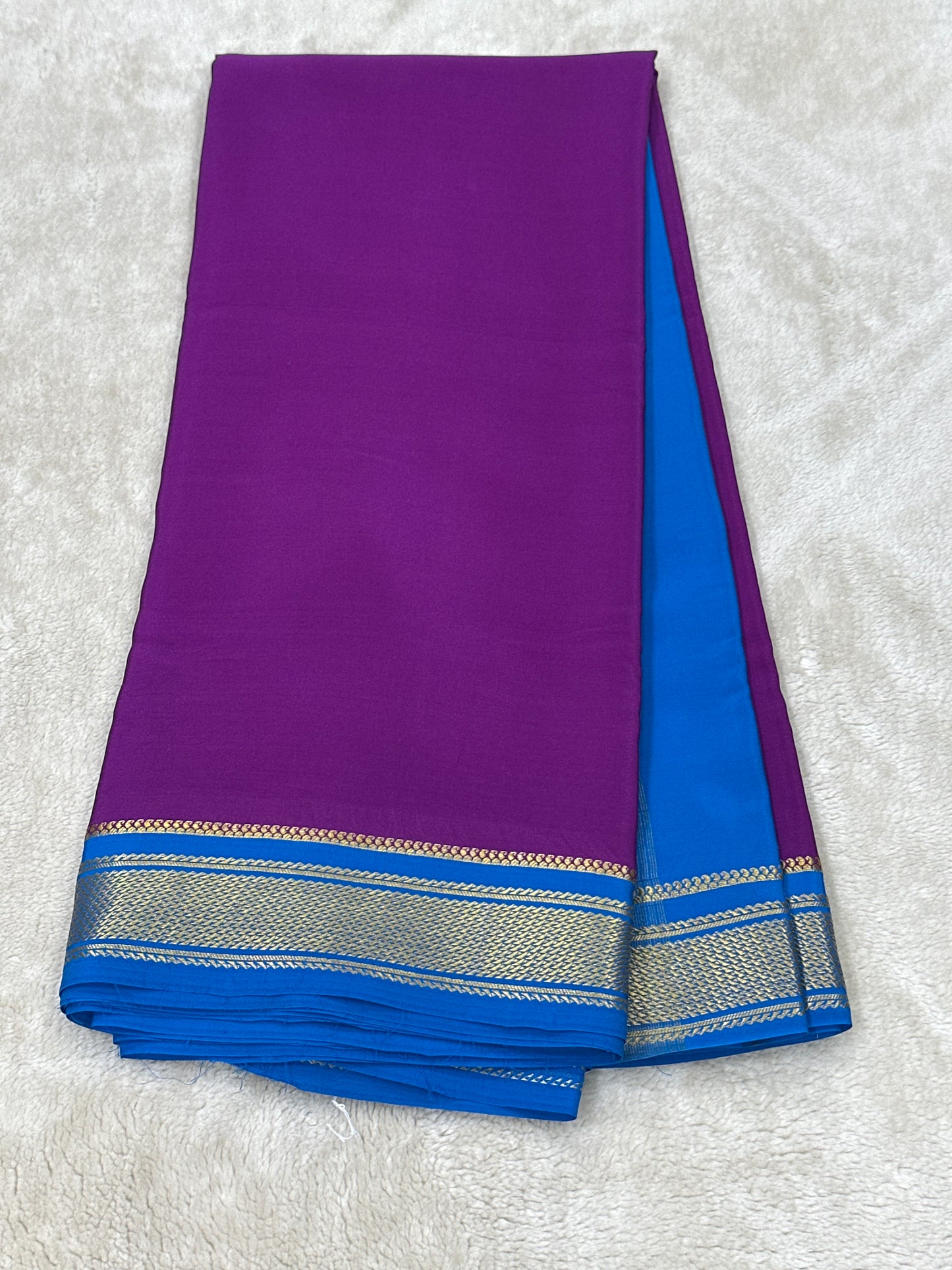 Sliver Based zari Pure Mysore Silk Saree