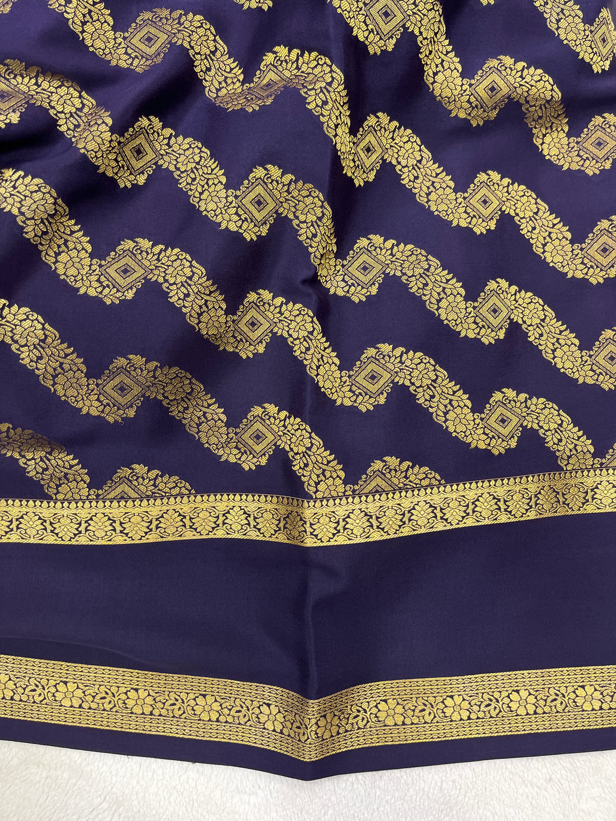 Pure crepe Mysore silk-Patli Design(26381136)