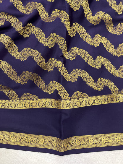 Pure crepe Mysore silk-Patli Design(26381136)