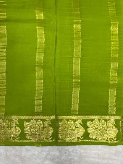 Pure Mysore crepe saree-120 GSM(1104001)
