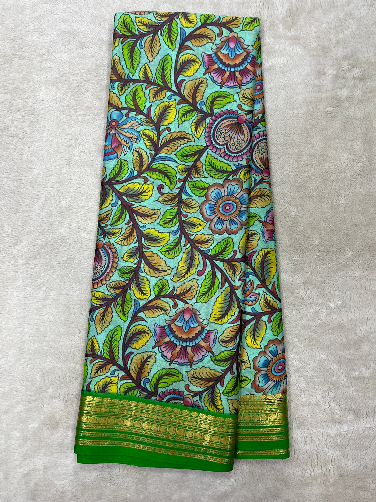 Pure crepe Mysore silk saree 26386623 (70gsm)