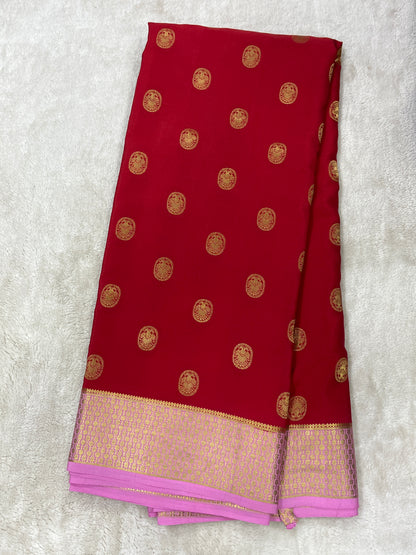 Pure Crepe Mysore Silk - 16272110