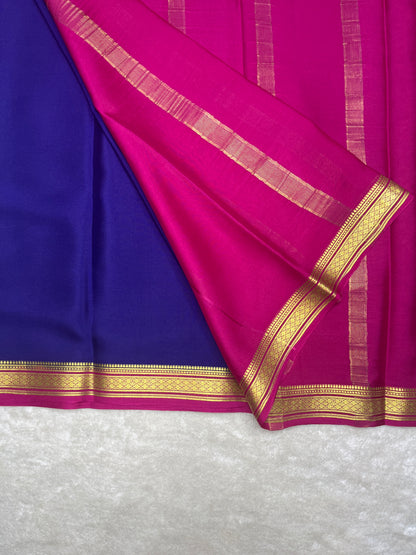 Pure crepe Mysore silk saree-70GSM (1103601)