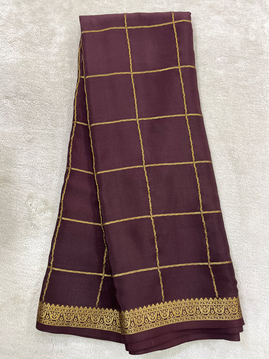 Pure crepe Mysore silk 13105584(100GSM)