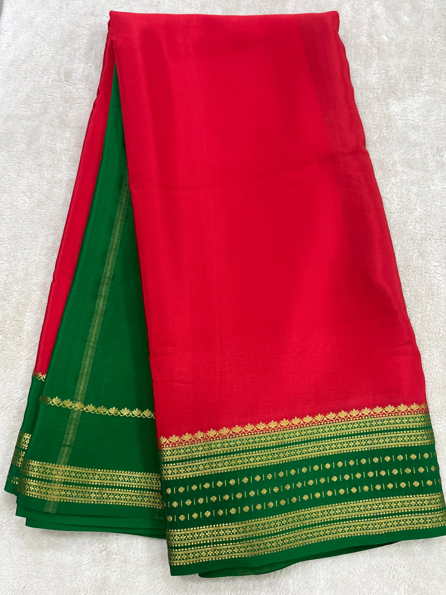 Sliver Based zari Pure Mysore Silk Saree