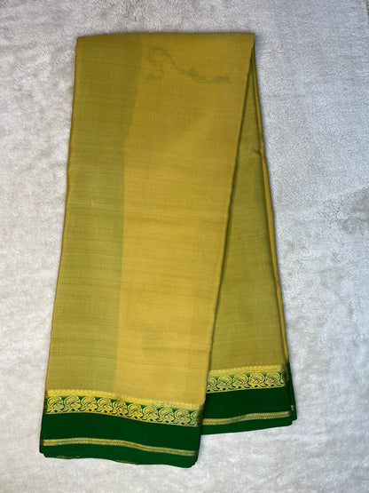 Pure Crepe Mysore Silk Saree-110 GSM(1104001)
