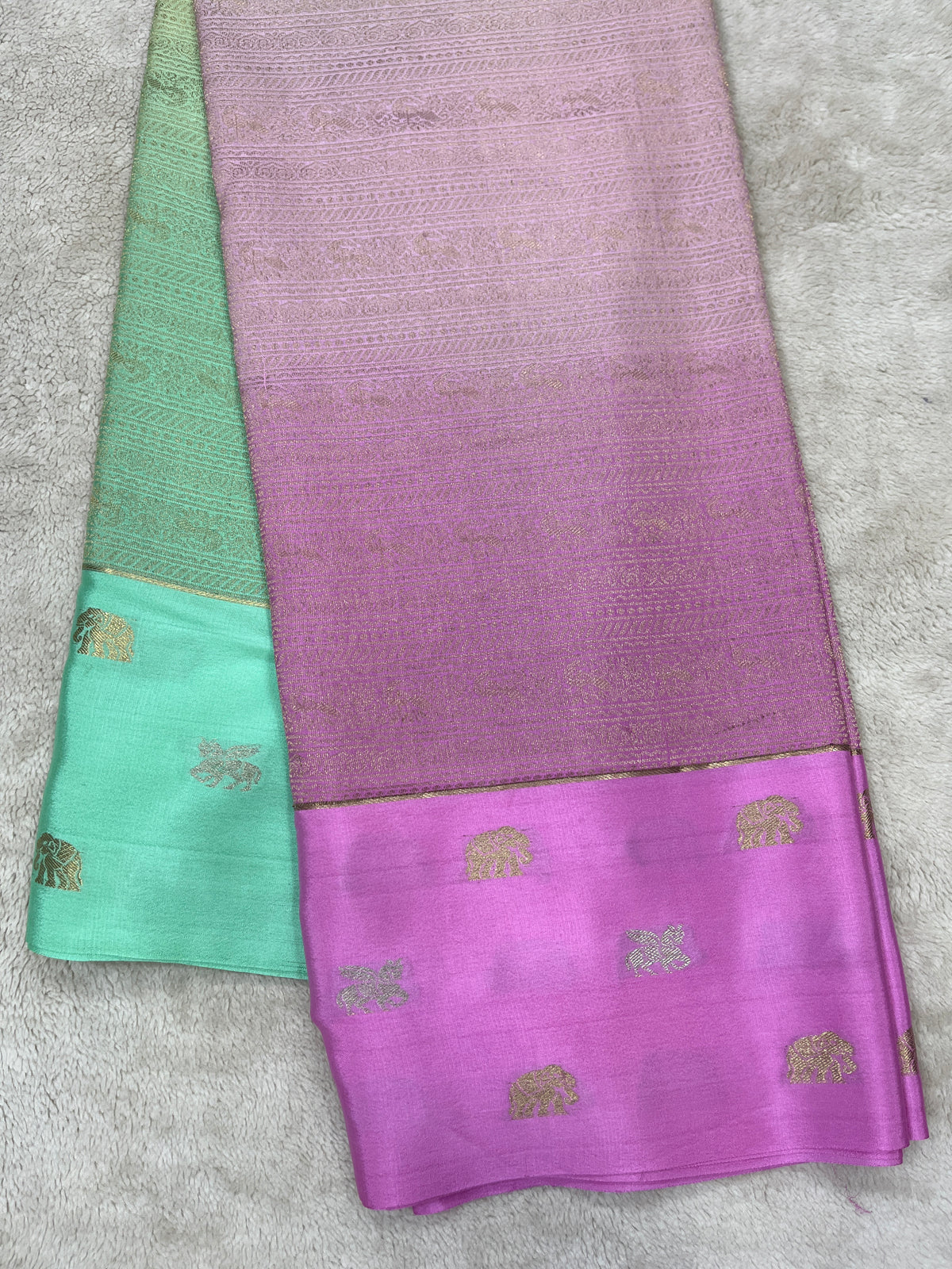 Pure crepe Mysore silk-SVS/KD/BOR(15080802)