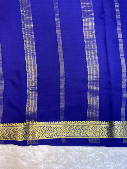 Pure Crepe Mysore Silk Saree-120GSM