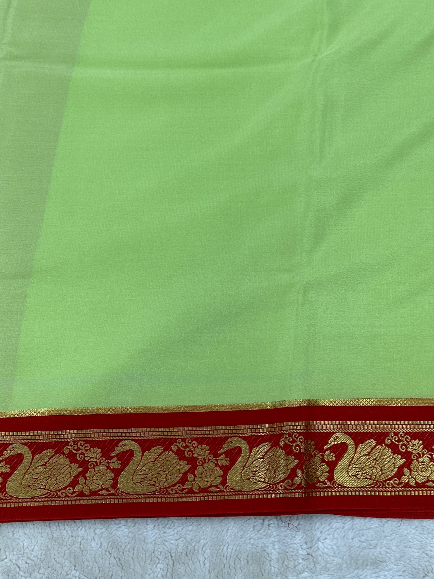 Sliver Based zari Pure Mysore Silk Saree
