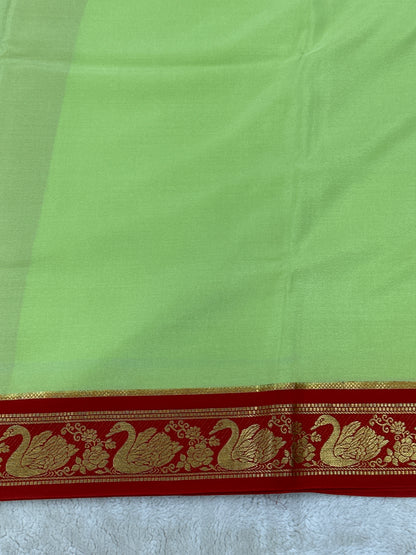 Sliver Based zari Pure Mysore Silk Saree