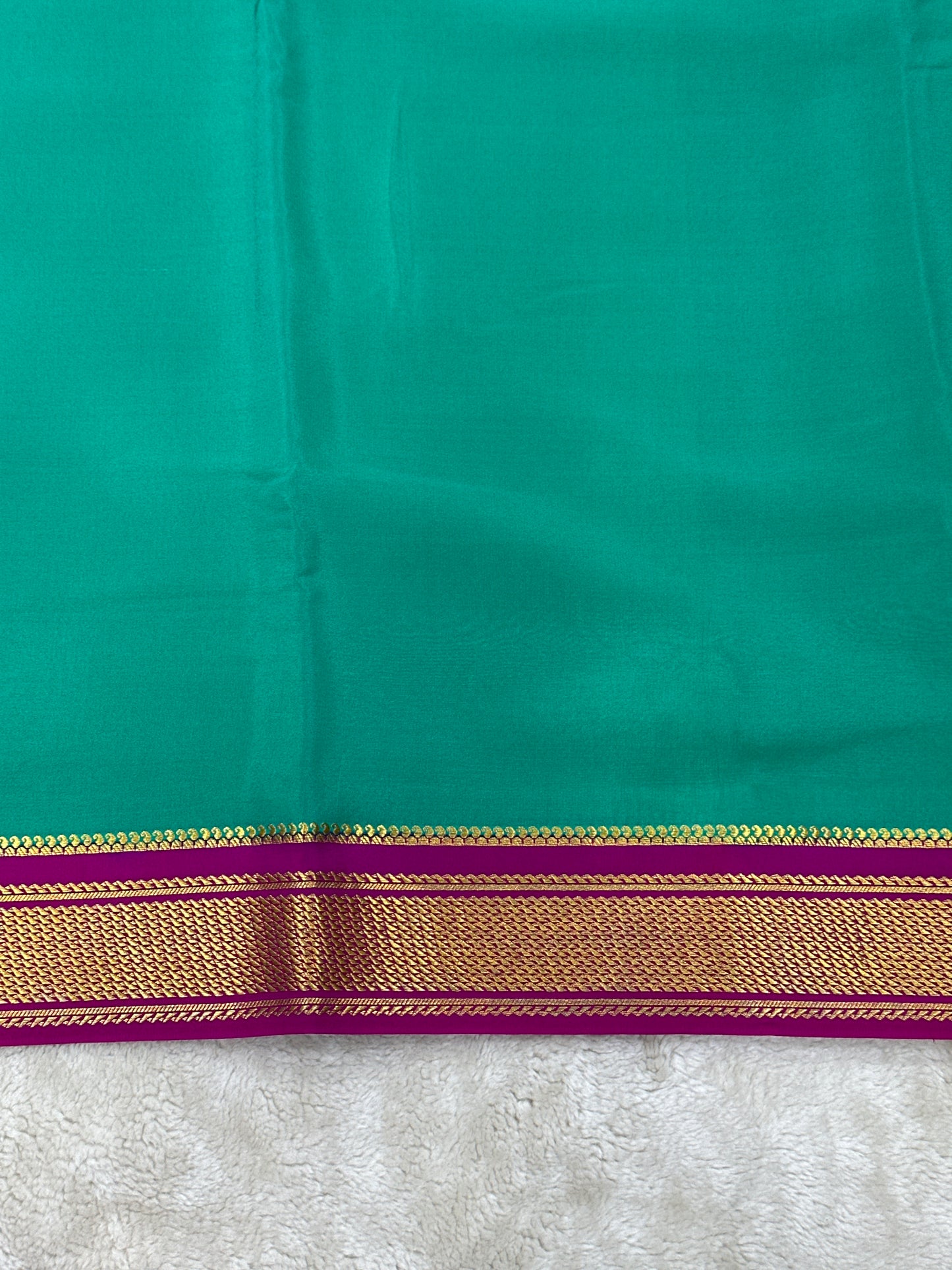 Sliver Based zari Pure Mysore Silk Saree