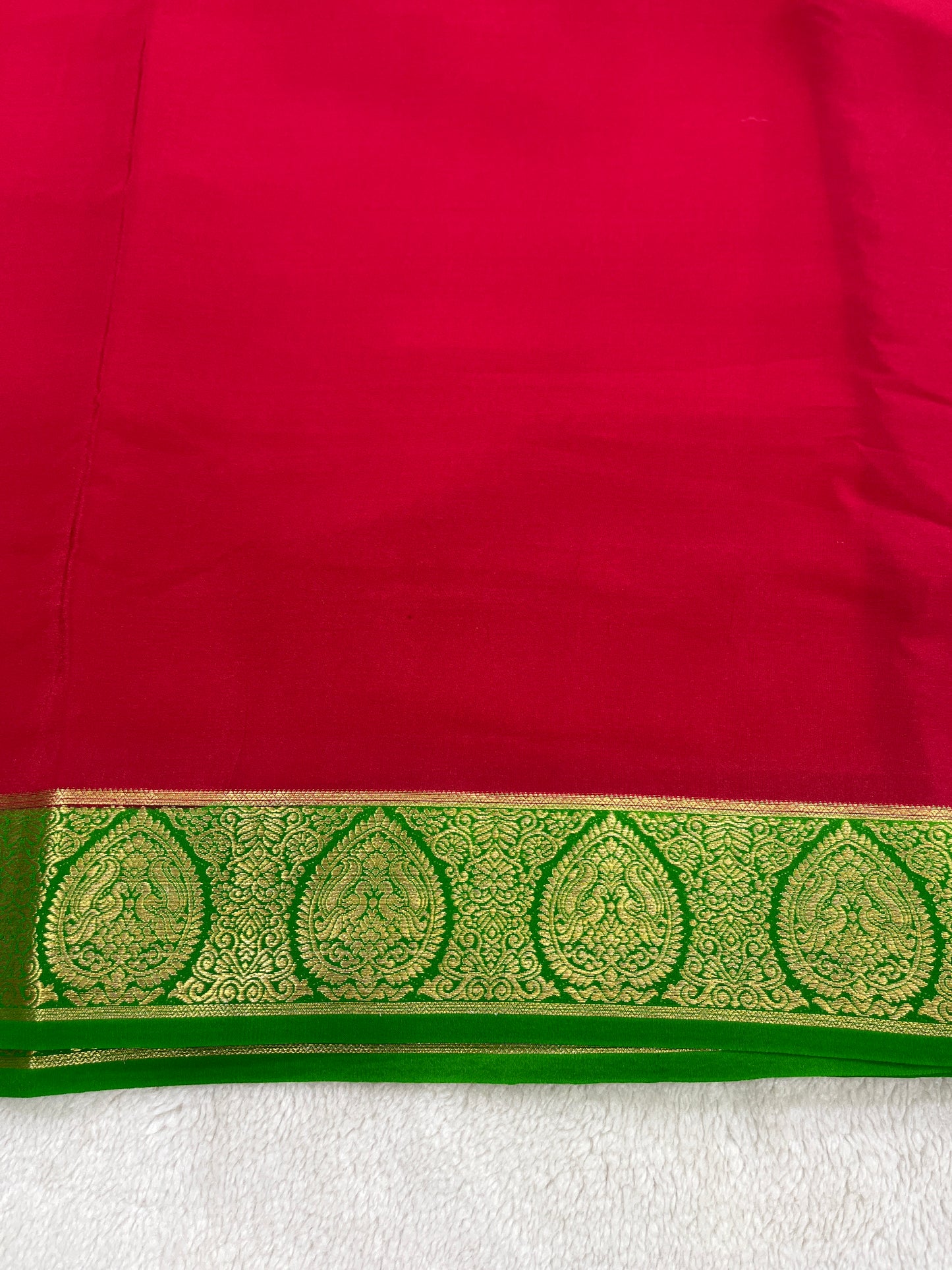 Sliver Based Zari Pure Mysore Silk Saree