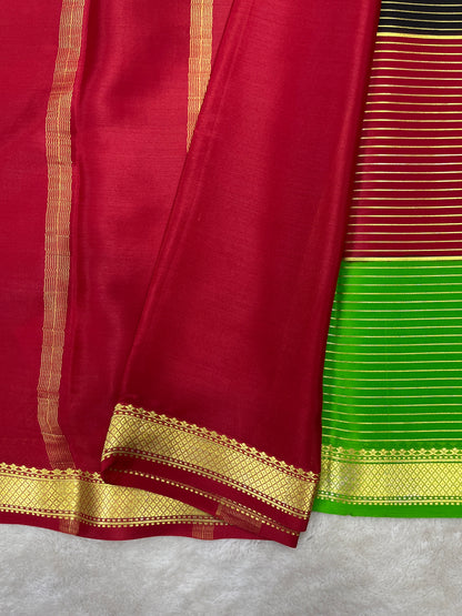Pure crepe Mysore silk saree 26386509 (70gsm)