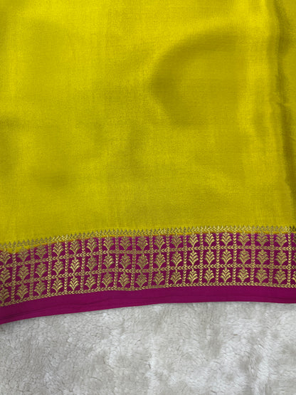 Pure Crepe Mysore Silk Multi checks  - 1145317