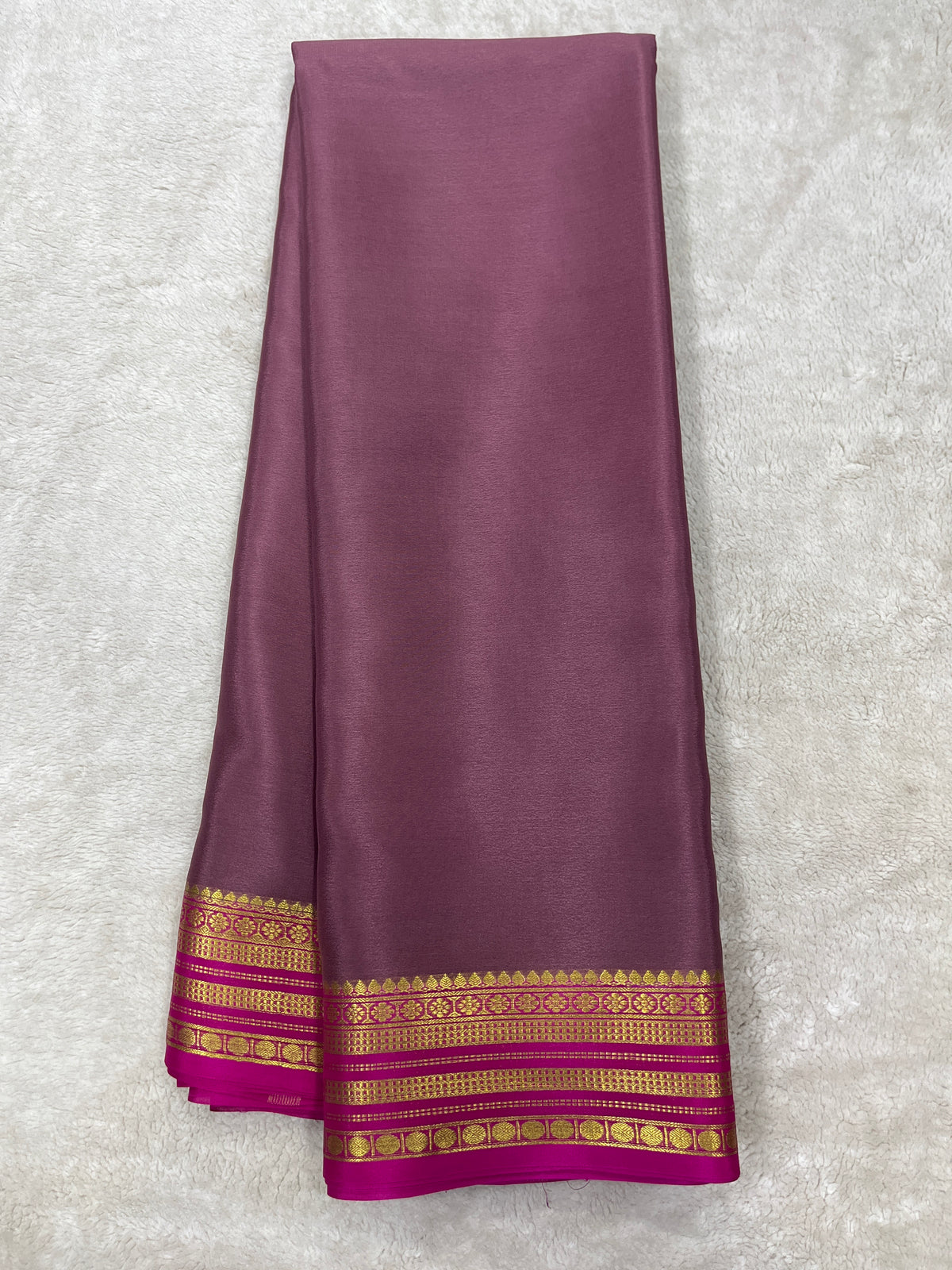 Pure crepe Mysore silk saree 13105585 (70gsm)