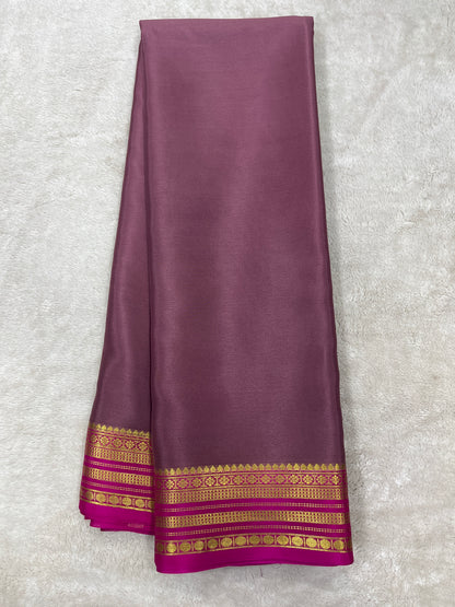 Pure crepe Mysore silk saree 13105585 (70gsm)