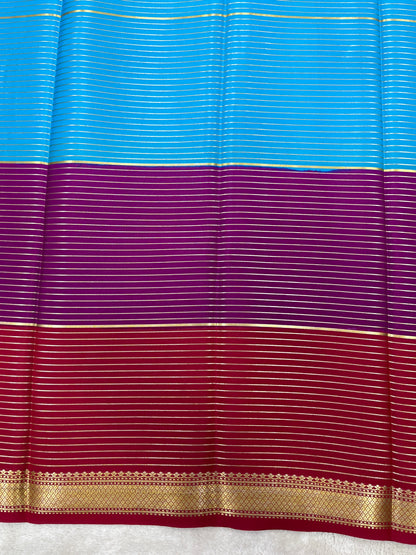 Pure crepe Mysore silk saree 26386509 (70gsm)