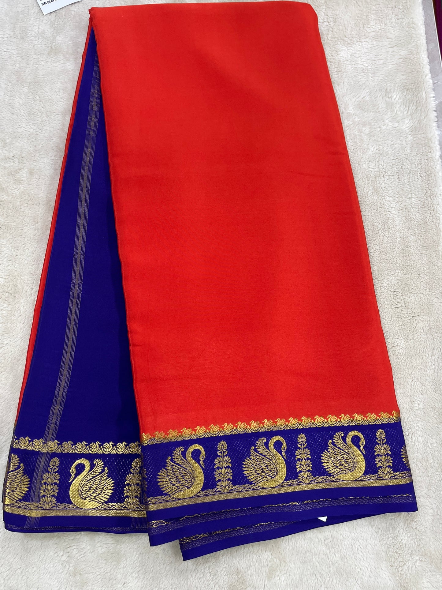 Sliver Based zari Pure Mysore Silk Saree