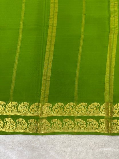 Pure Mysore Silk Saree-(1459016)