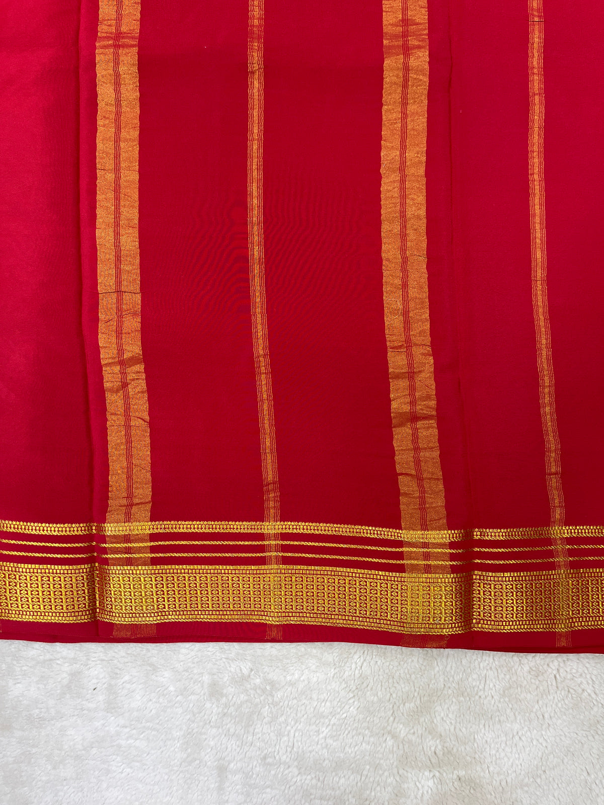 Pure Mysore silk saree -(1435776)