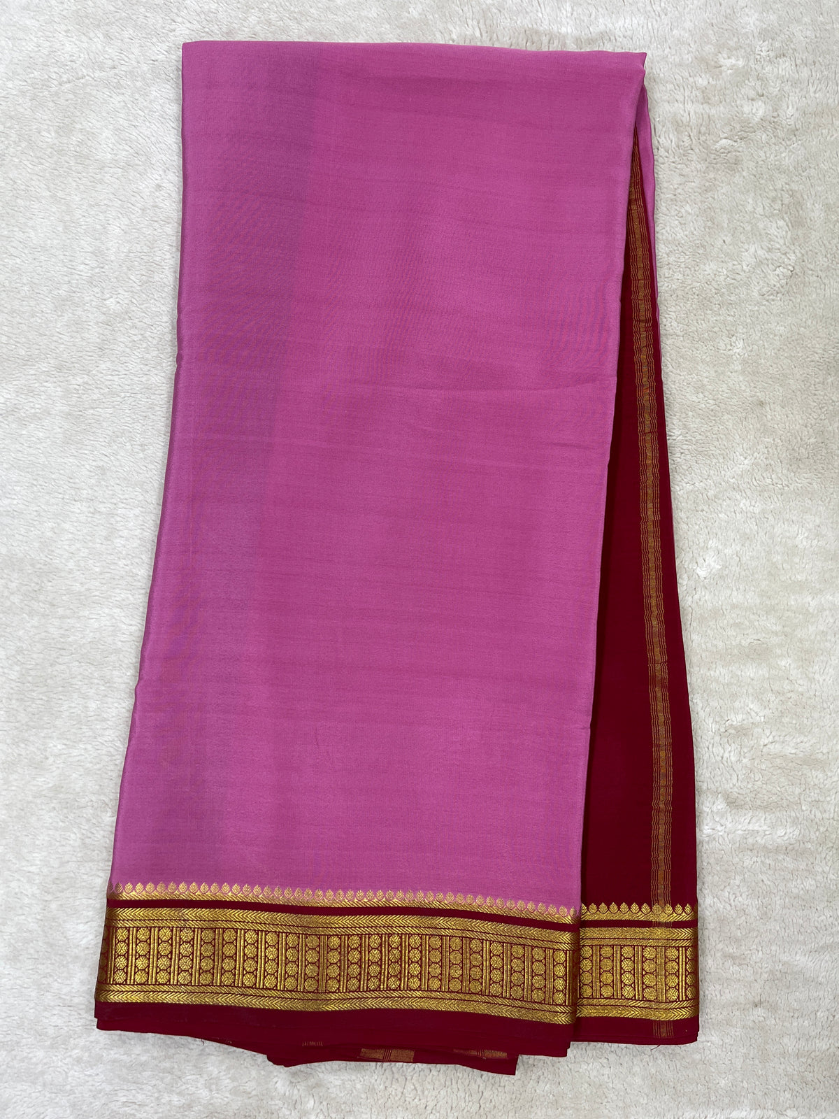 Pure Mysore Silk Saree-(1448927)
