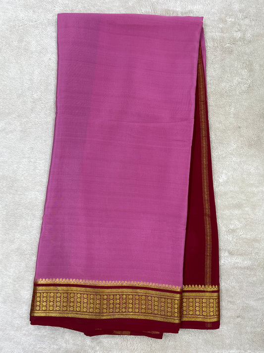 Pure Mysore Silk Saree-(1448927)
