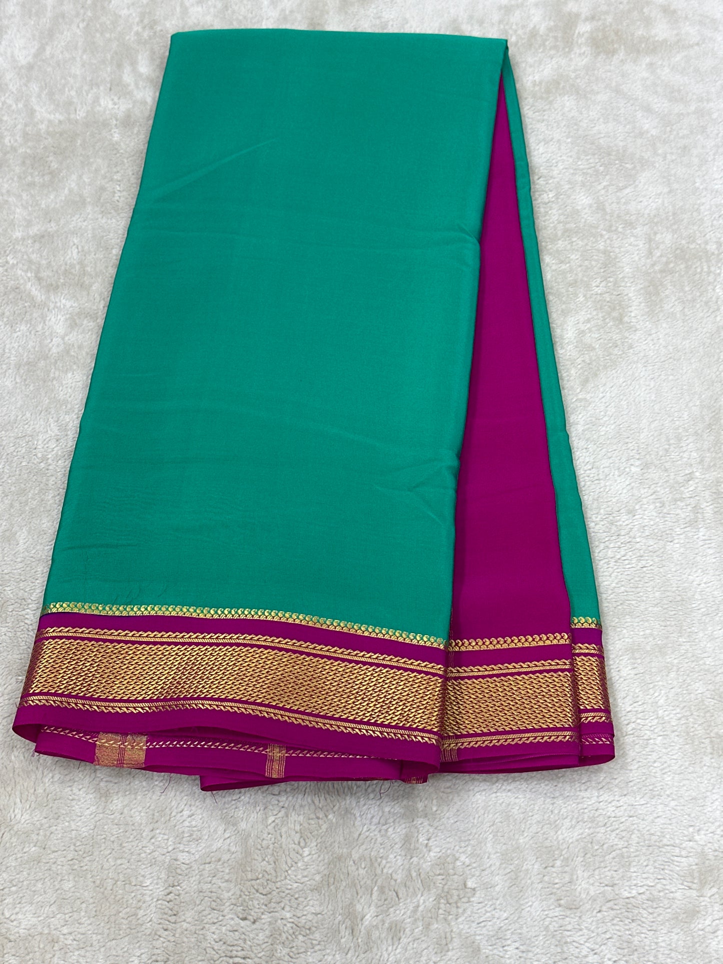 Sliver Based zari Pure Mysore Silk Saree