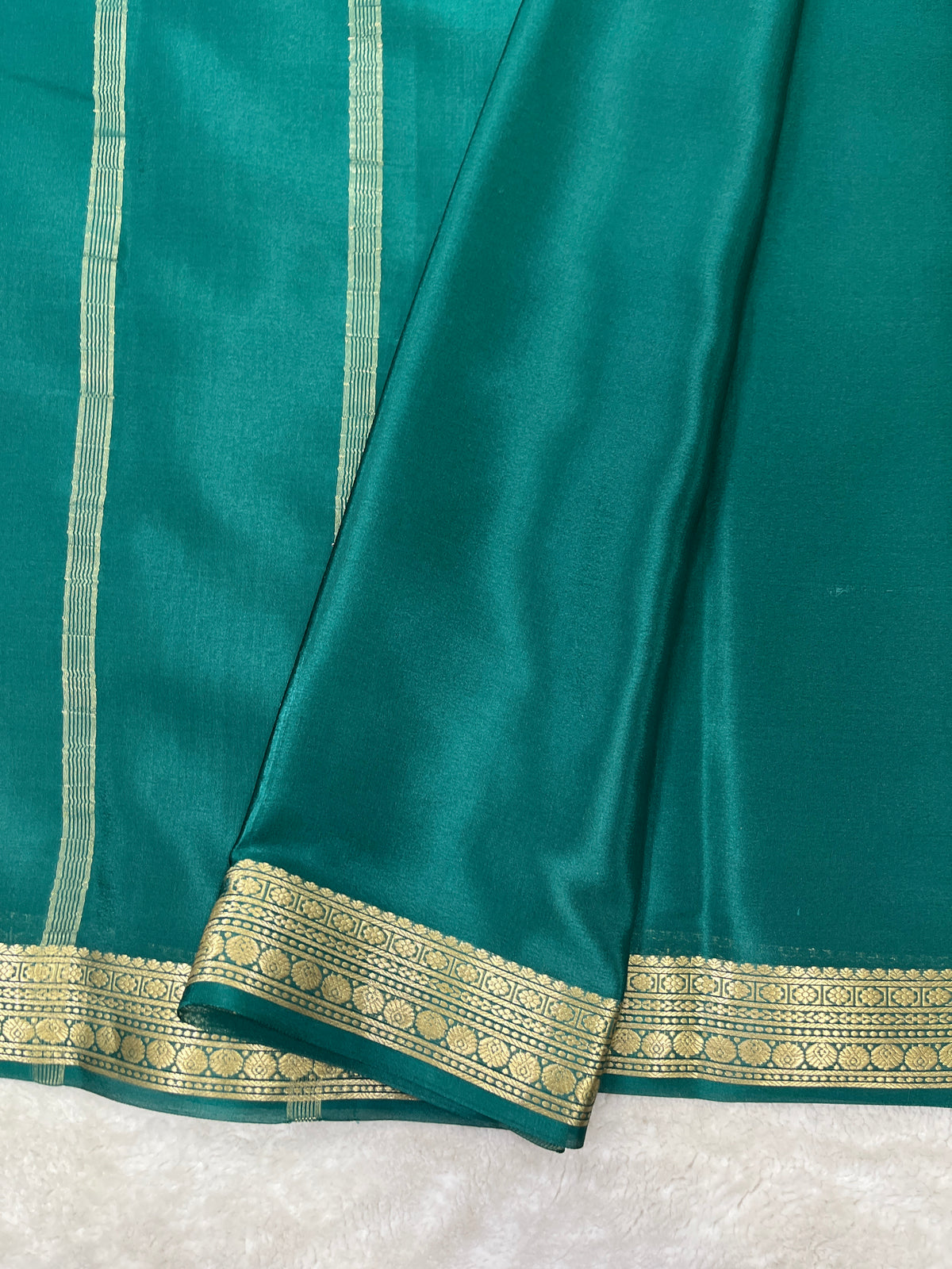 Pure crepe Mysore silk saree 13106331 (70gsm)