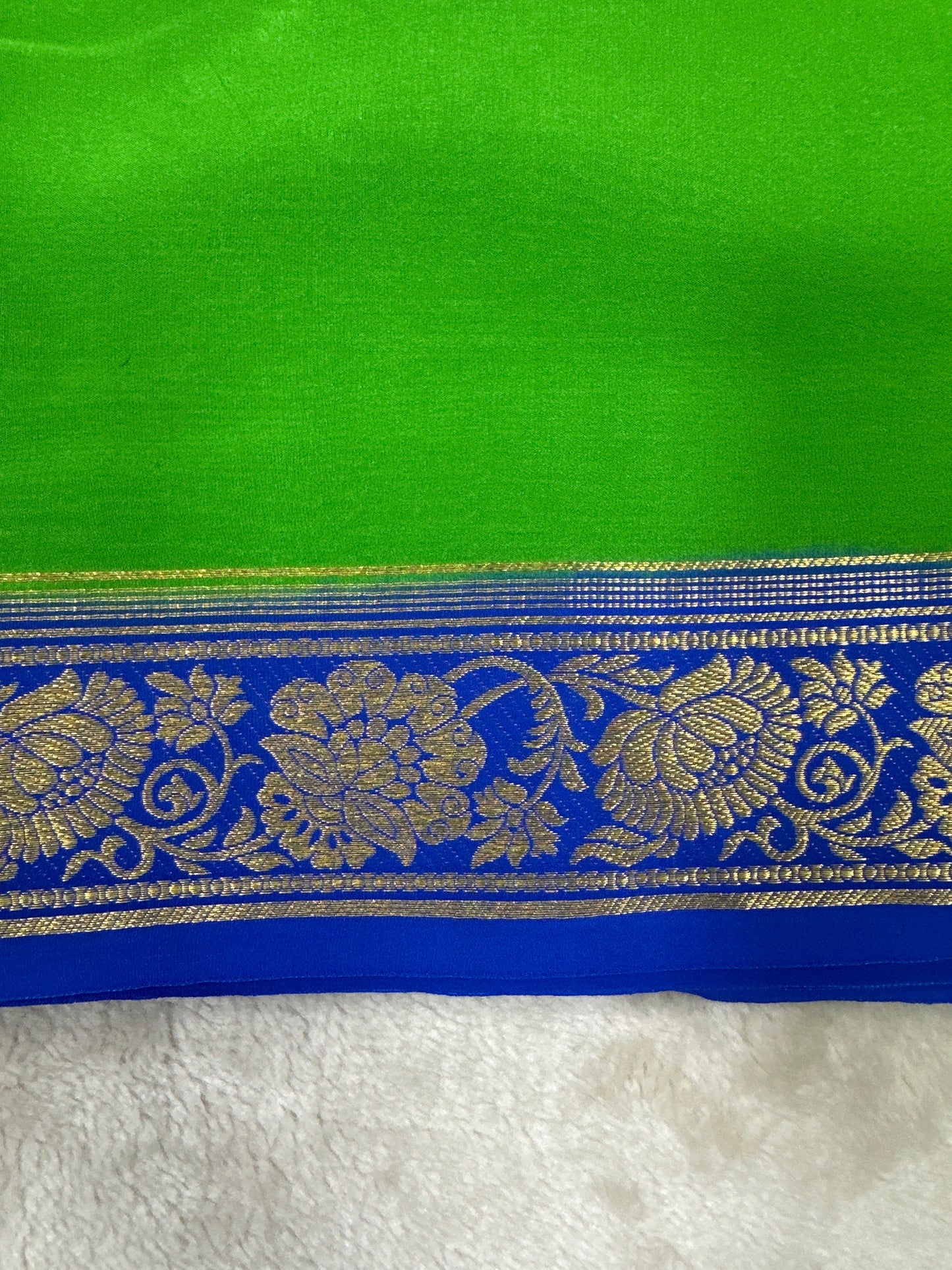 Silver Based Zari Pure Mysore Silk Saree