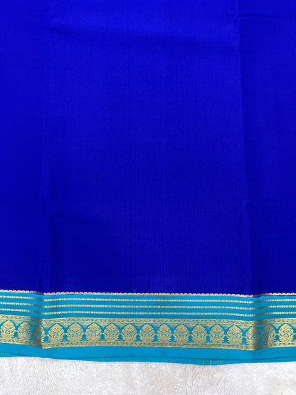 Pure crepe Mysore silk saree 136451 (100 GSM)
