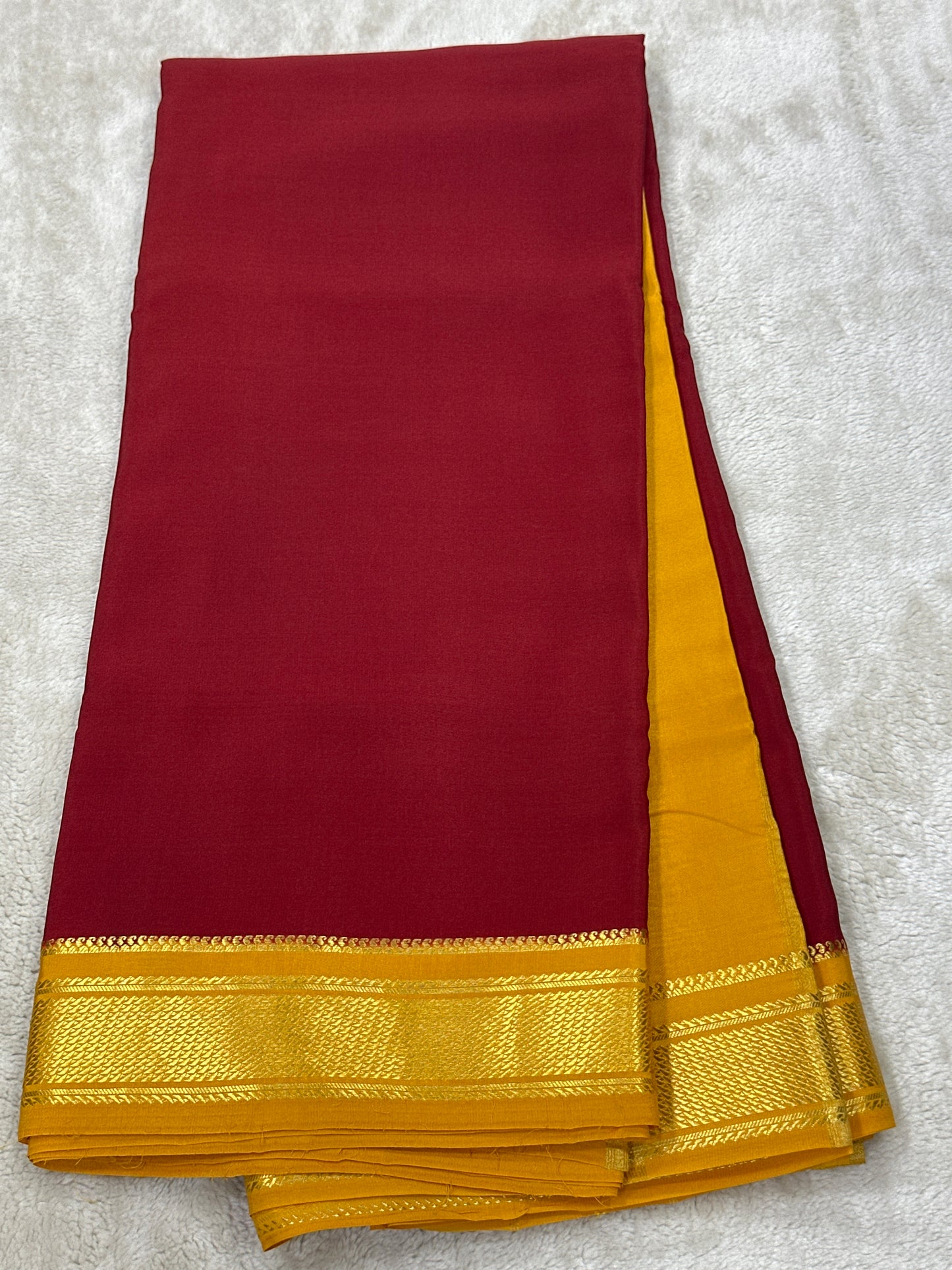 Sliver Based zari Pure Mysore Silk Saree