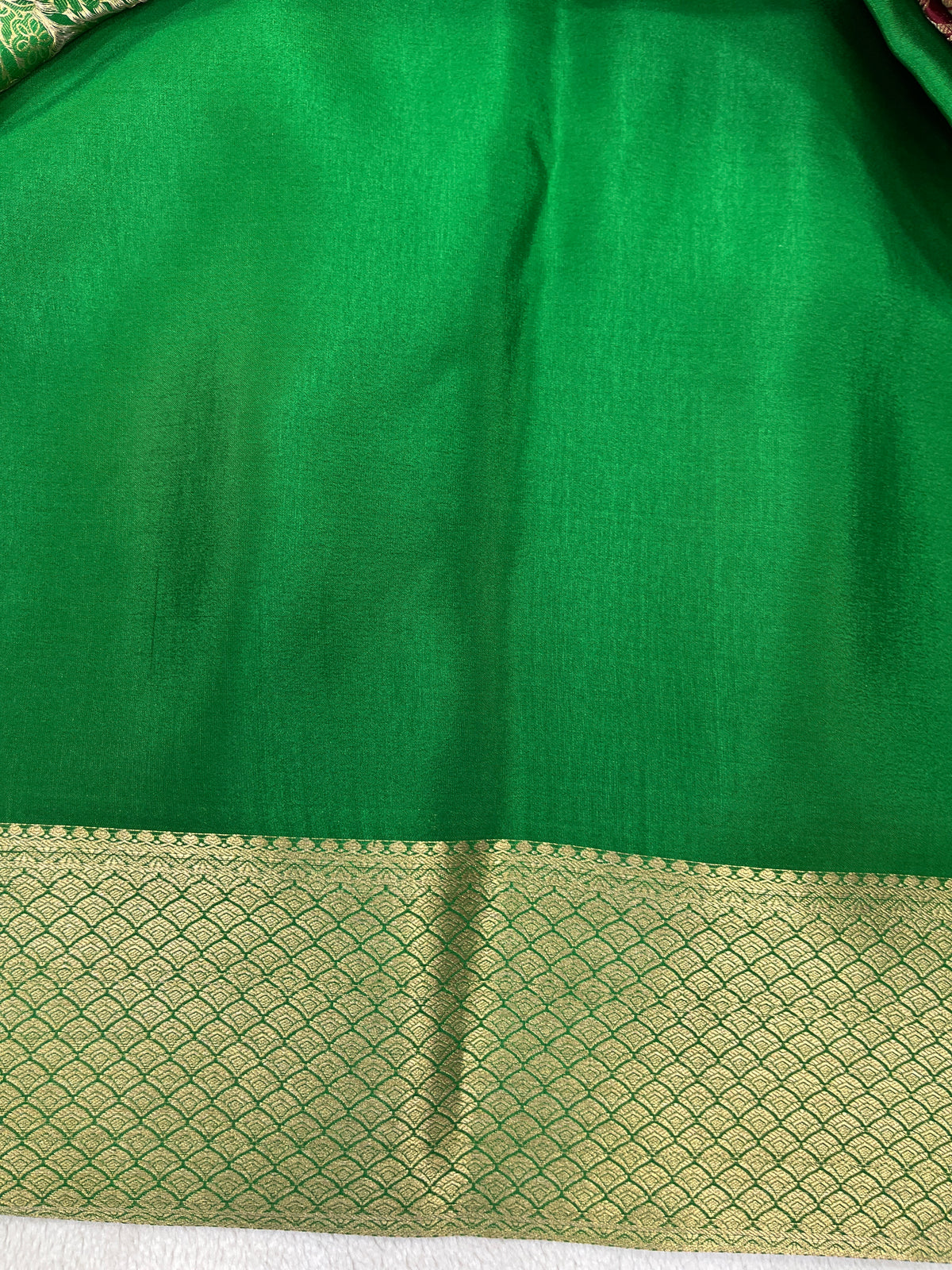 Pure crepe Mysore silk