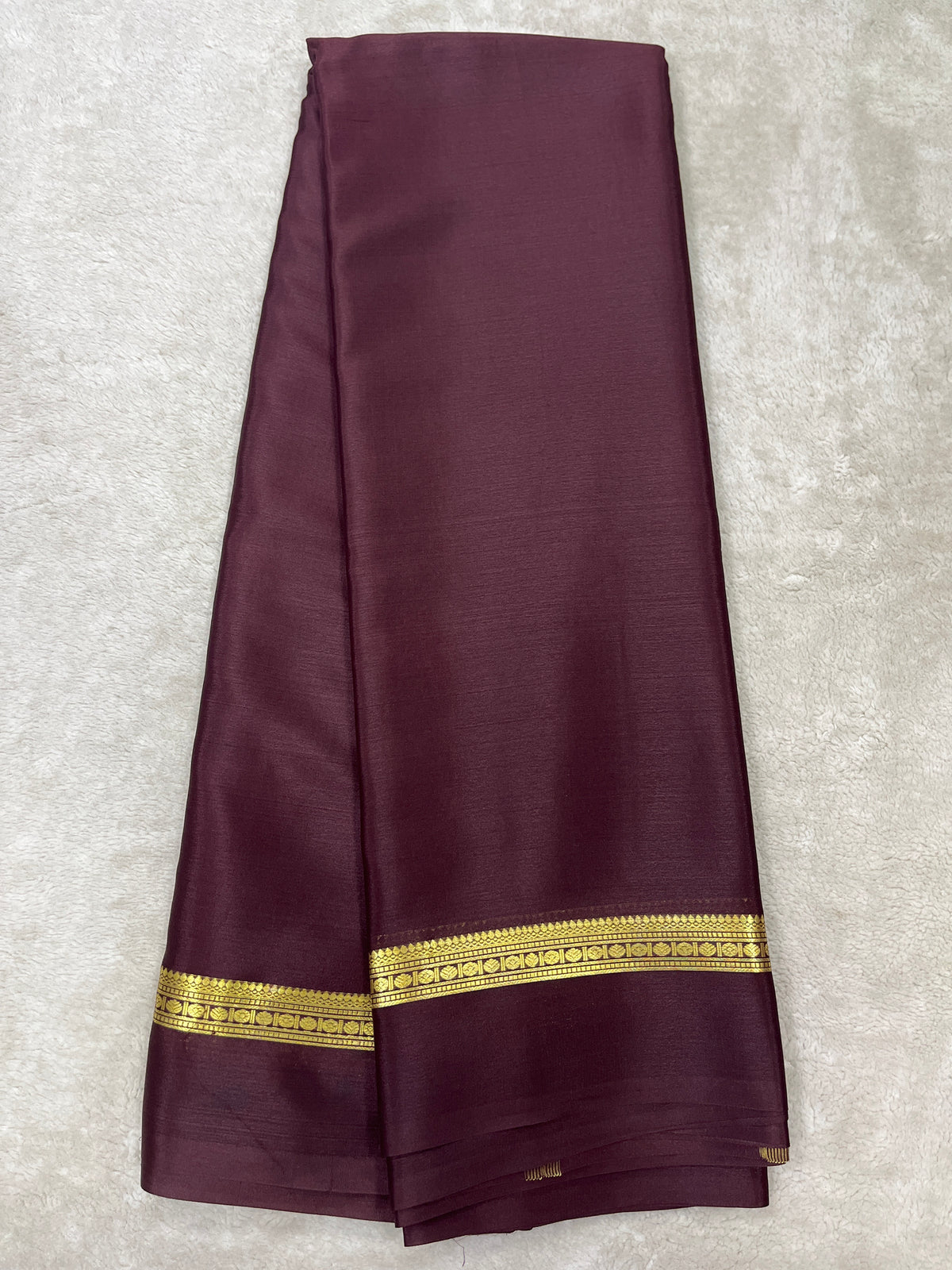 Pure crepe Mysore silk saree 26387301 (70gsm)